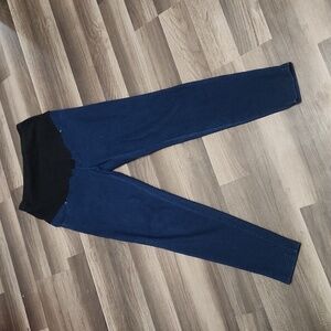 Time AND True Dark Wash Full Pannel Maternity Jeans Size Small 4/6
